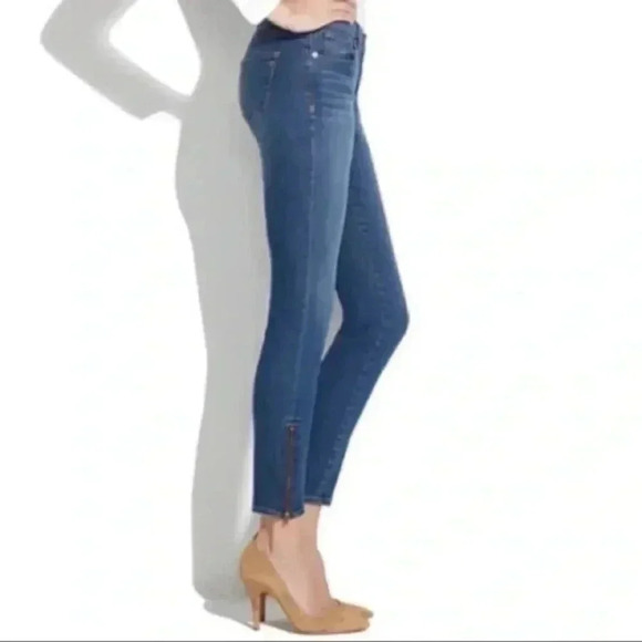Madewell Denim - Madewell Stretchy Skinny Jeans Roadtripper Jeggings Zipper Ankle